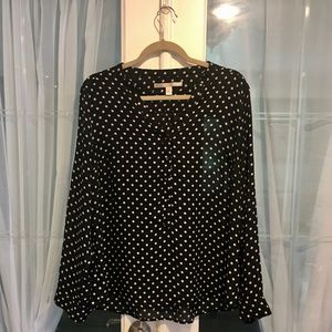 Polka dot blouse